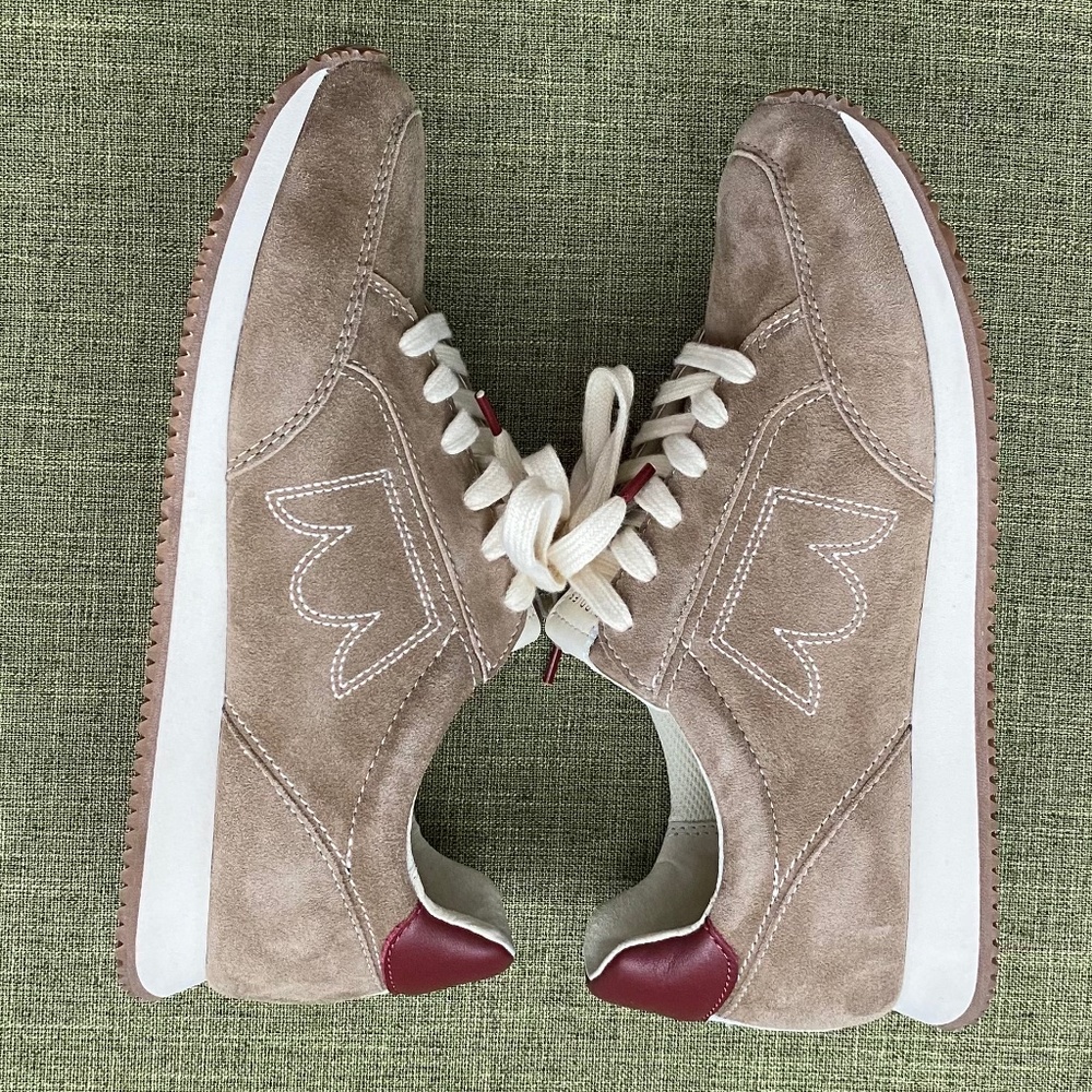 Birdies Chai Spice Roadrunner Suede Sneakers Size 8 NWOB